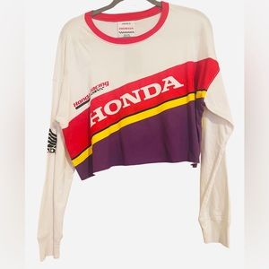 Forever 21 Cropped Honda Tee Size Small